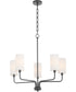 Tamara Day's Charlotte 5-light Chandelier Matte Black