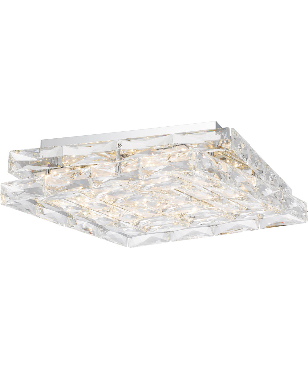 Milania Large Flush Mount Polished Chrome