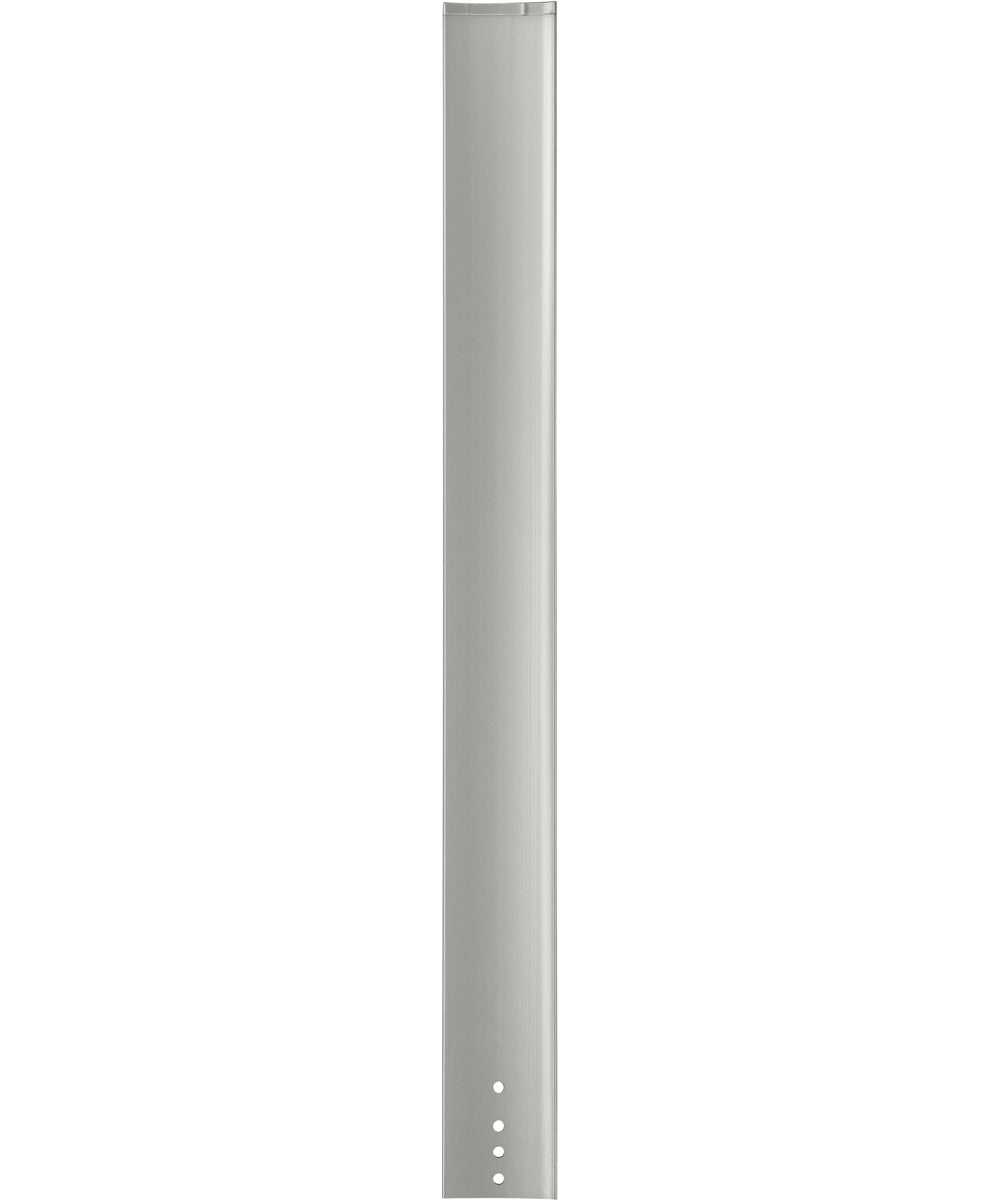 Rush 84" 1-Light Ceiling Fan (Blades Included) Painted Nickel