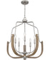 Challis 5-light Chandelier Antique Nickel