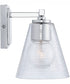 Layla 2-Light Vanity Chrome