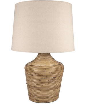 Kerrus Rattan Table Lamp (1/CN) Brown