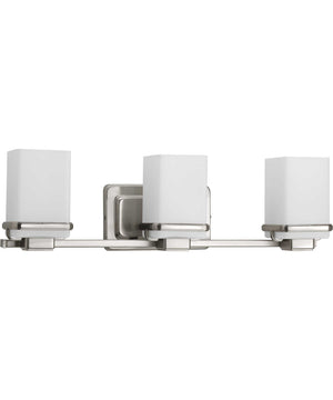 Metric 3-Light Bath & Vanity Brushed Nickel