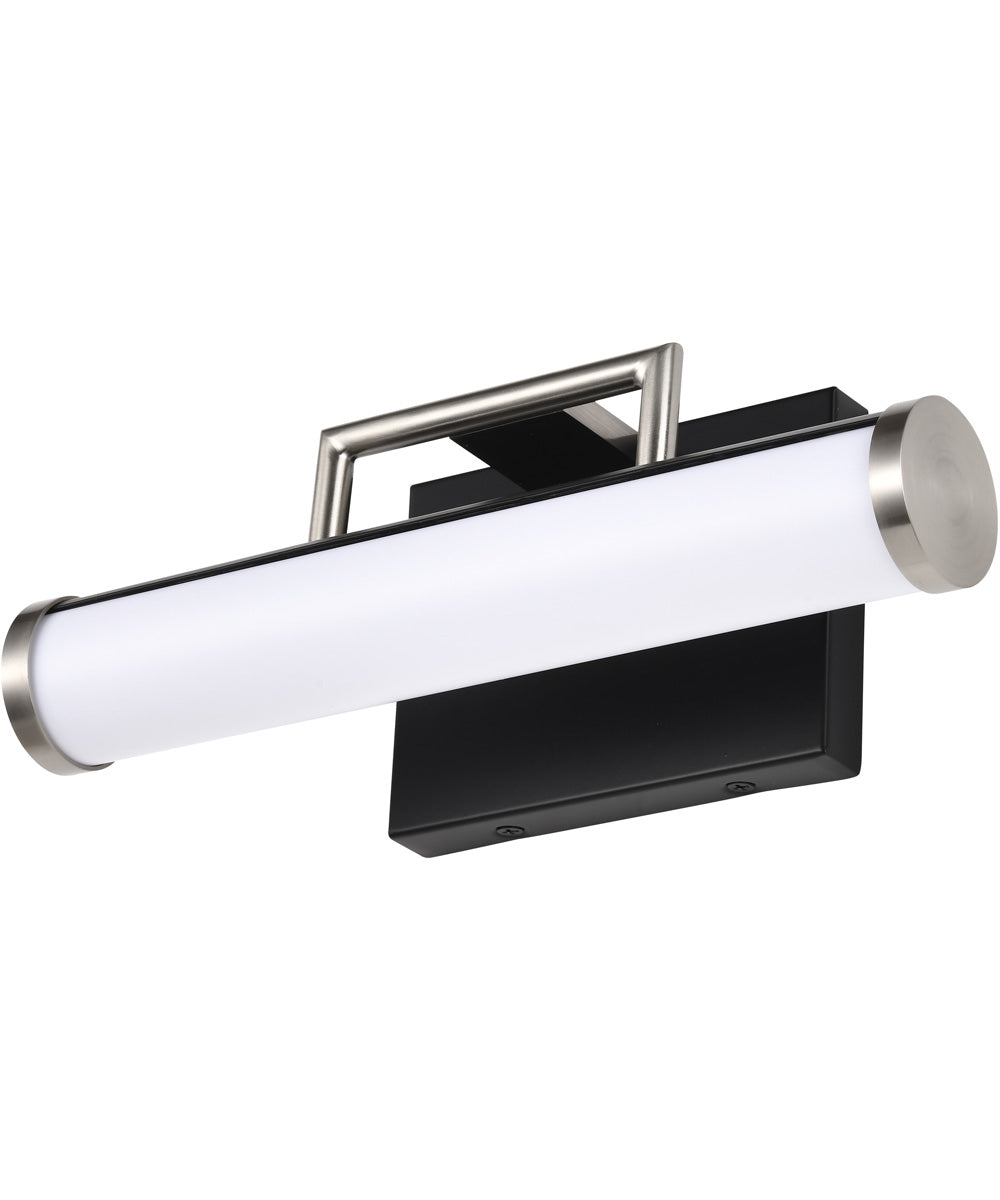 Solano  Vanity & Wall Black / Brushed Nickel