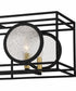 Chalamont Medium 6-light Island Light Earth Black