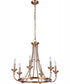 Marlowe 6-Light Chandelier Satin Brass
