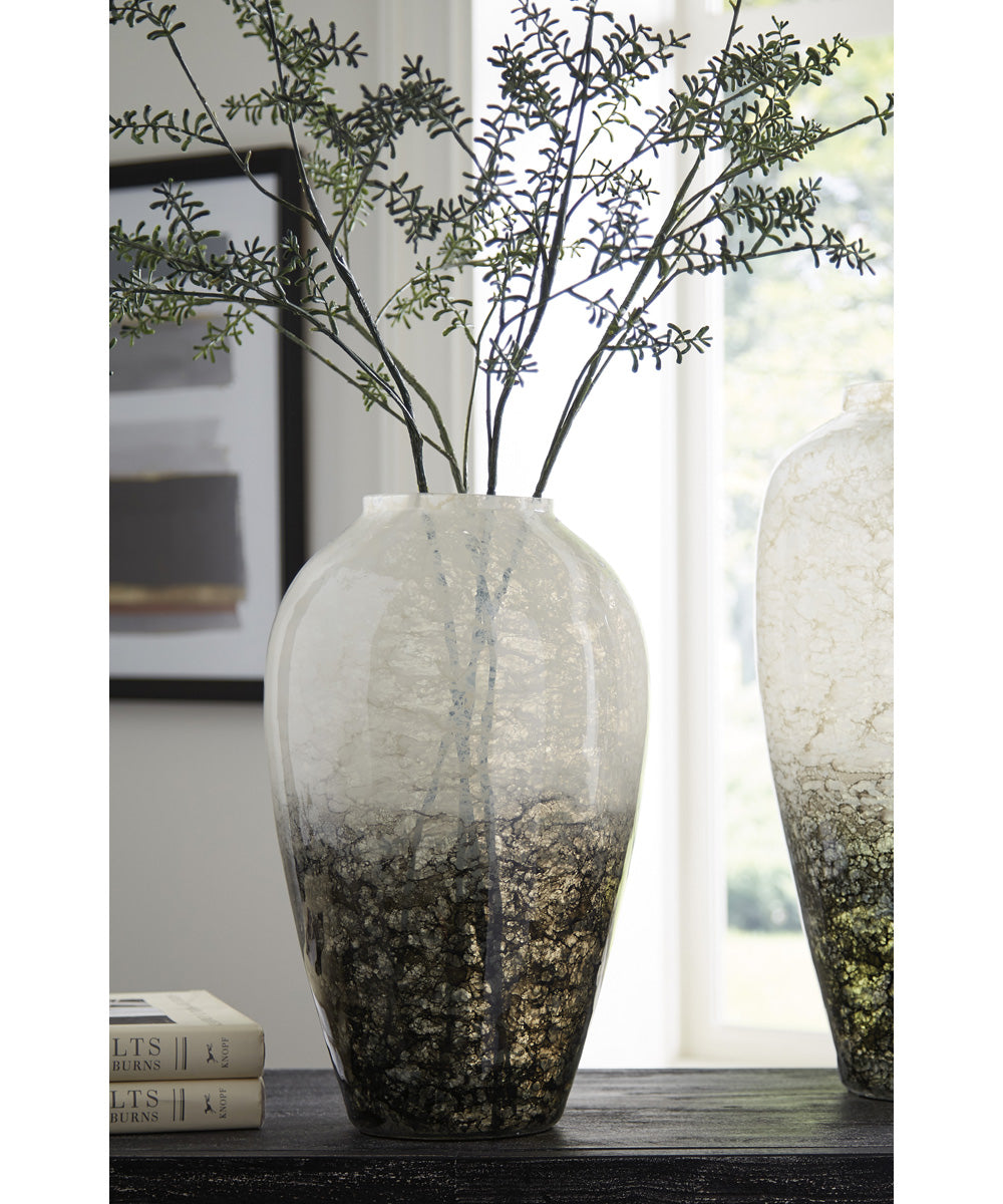 Mirielle Vase White/Gray