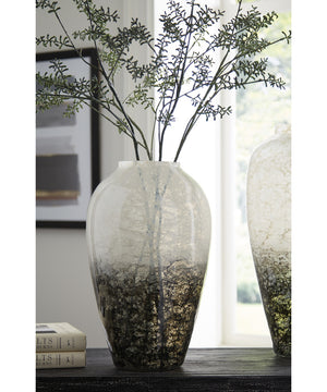 Mirielle Vase White/Gray