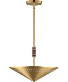 Helsinki 16 inch Pendant Natural Aged Brass