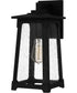 Drescher Medium 1-light Outdoor Wall Light  Coastal Armour Aluminum Matte Black