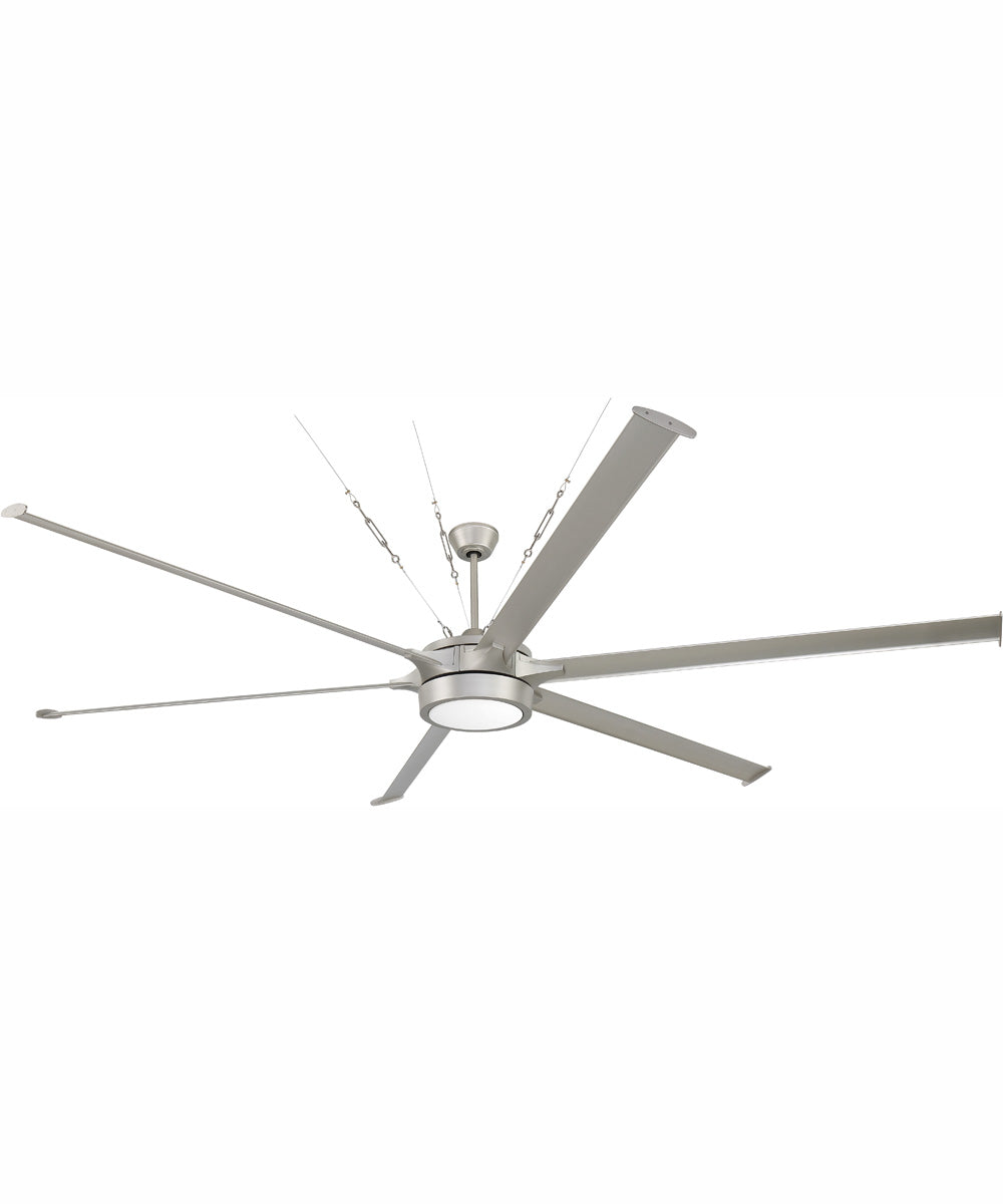114" Prost 1-Light Indoor/Outdoor Ceiling Fan Painted Nickel