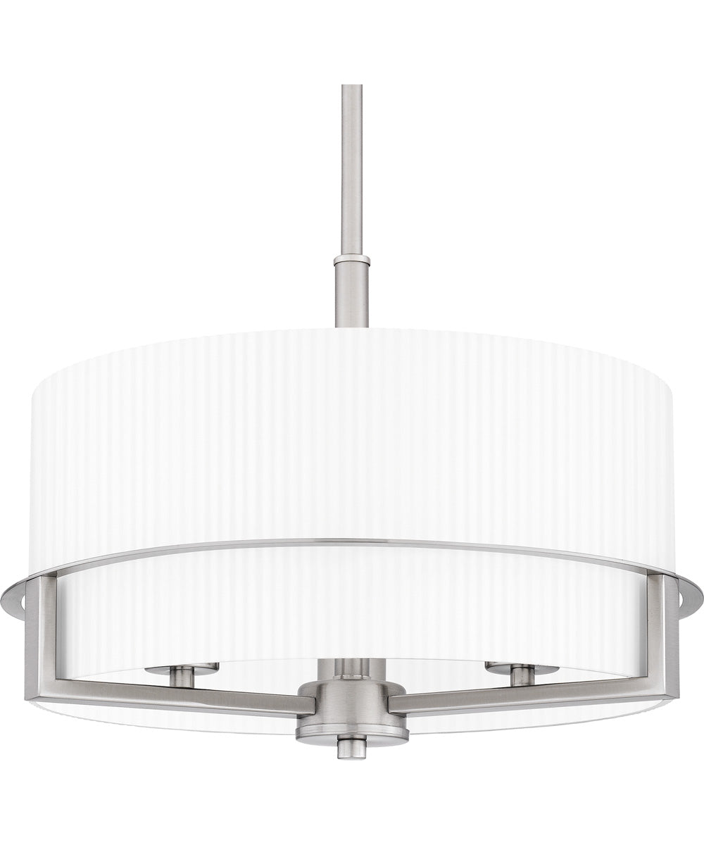 Seymour Large 3-light Pendant Brushed Nickel
