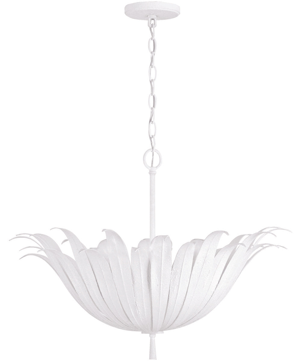 Eden 4-Light Pendant Textured White