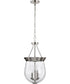 Boliver 3-Light Pendant Brushed Nickel