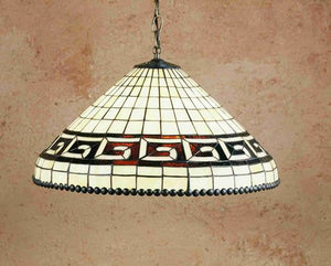 21"W Tiffany Ceiling Lamp