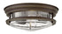 12"W Hadley 2-Light Flush Mount in Oil Rubbed Bronze with Clear