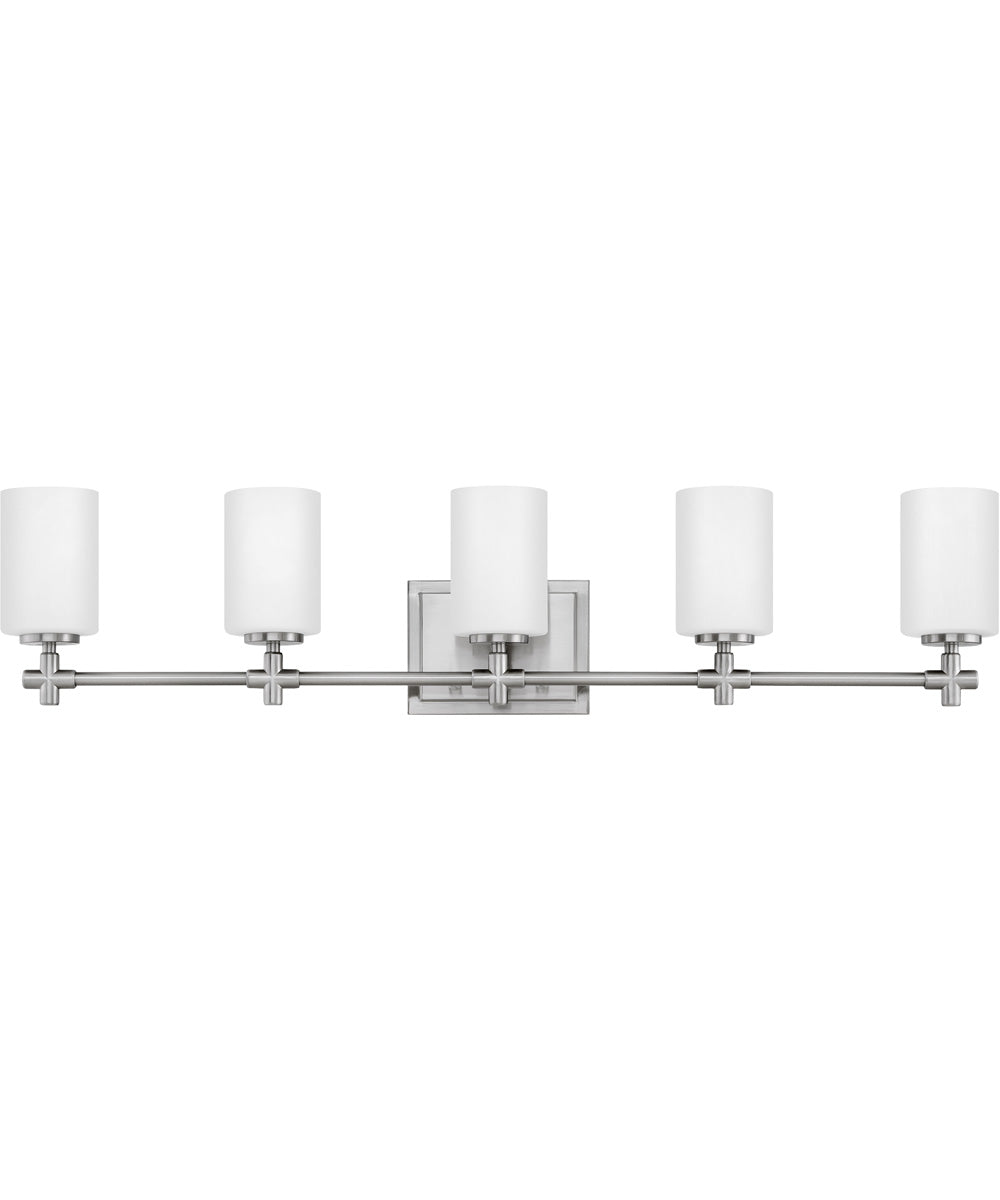 Laurel 5-Light Vanity in Brushed Nickel