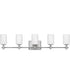 Laurel 5-Light Vanity in Brushed Nickel