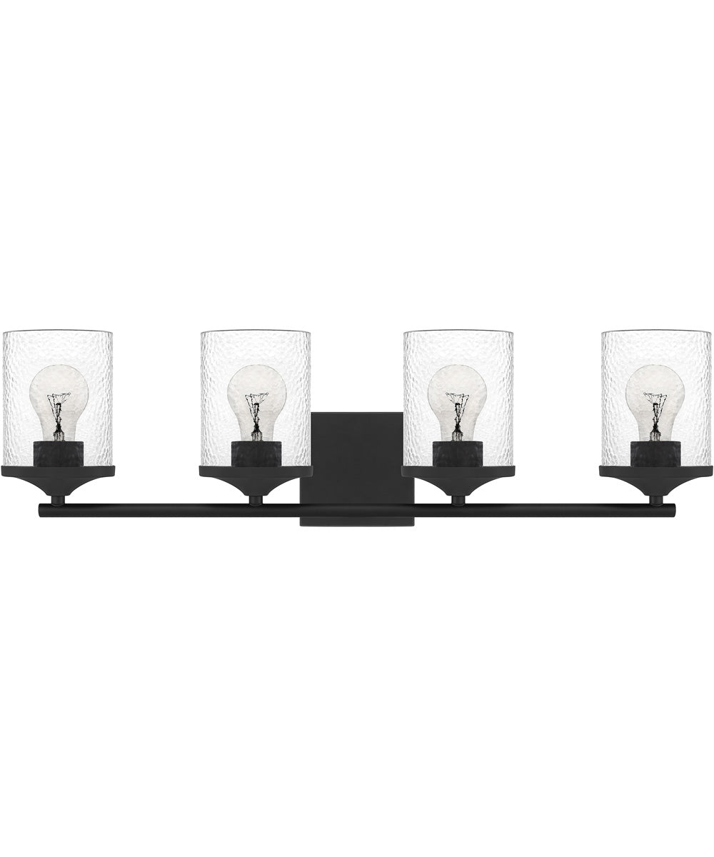 Abner Extra Large 4-light Bath Light Matte Black