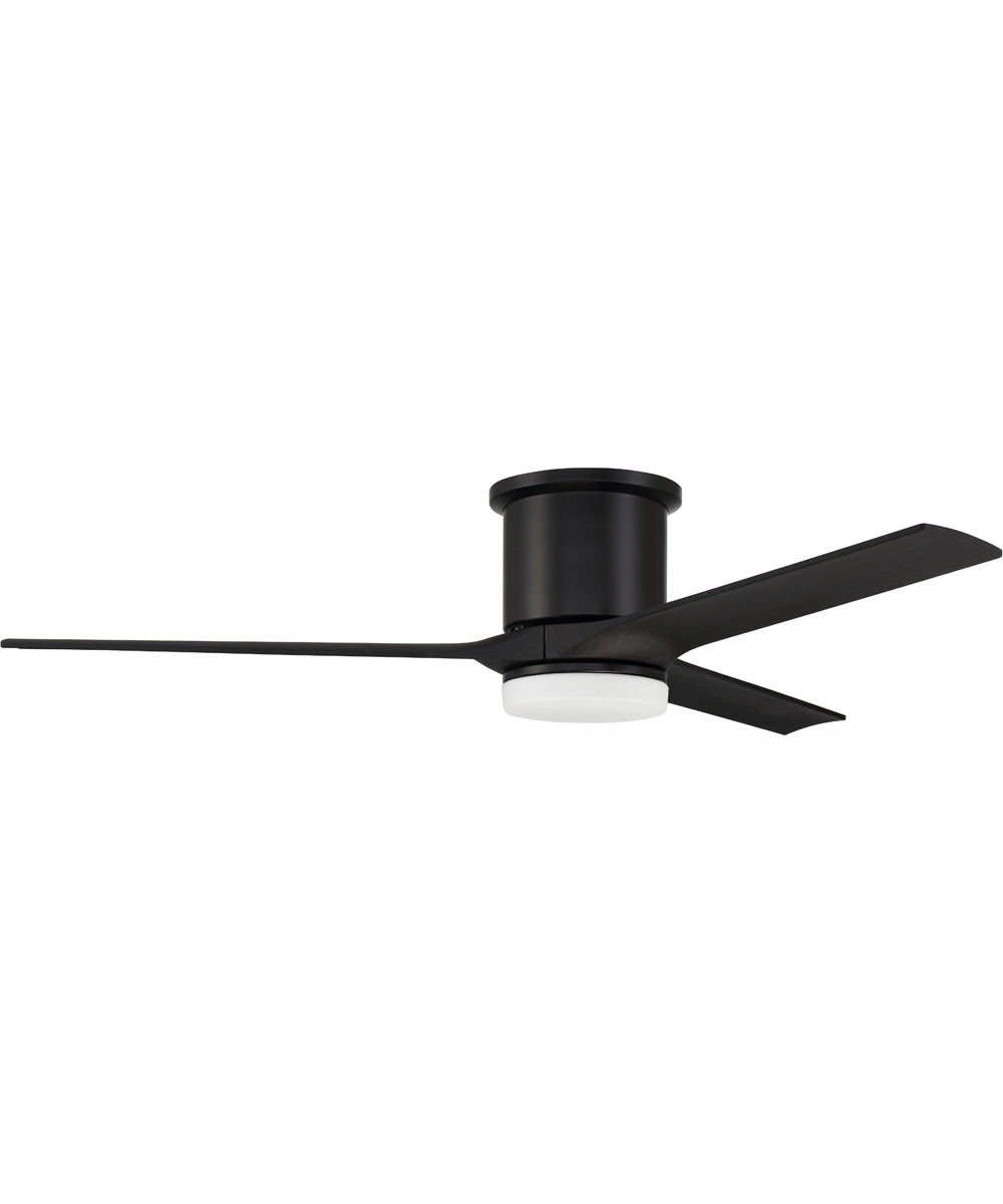 60" Burke 1-Light Ceiling Fan Flat Black