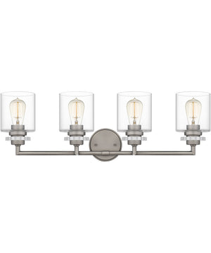 Jaspar Extra Large 4-light Bath Light Antique Nickel