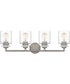 Jaspar Extra Large 4-light Bath Light Antique Nickel