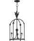 Paloma 3-Light Foyer Pendant Anthracite