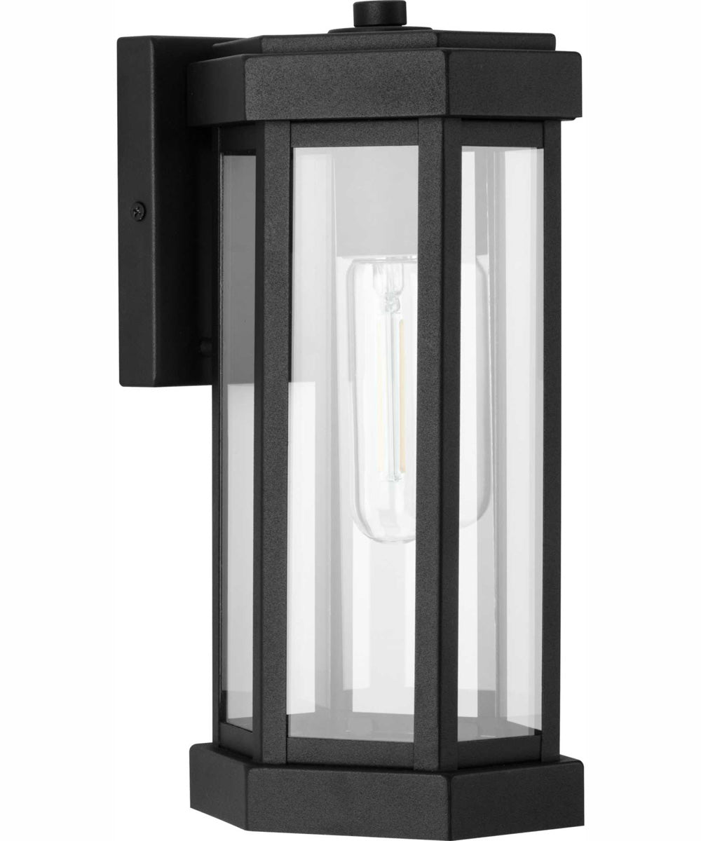 Ramsey Modern Farmhouse Outdoor Small Wall Lantern Textured Black