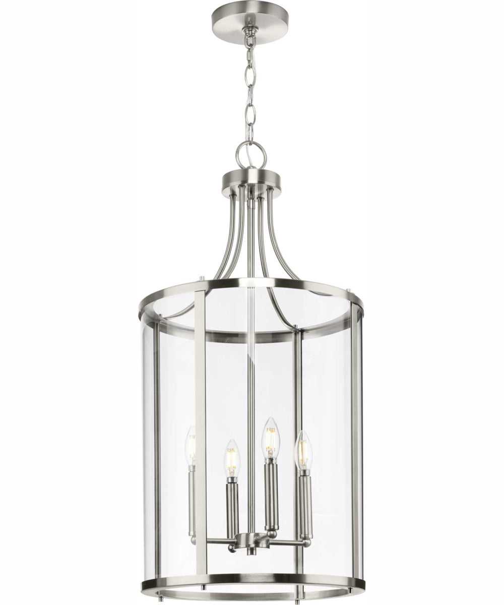 Gilliam 4-Light New Traditional Hall & Foyer Brushed Nickel
