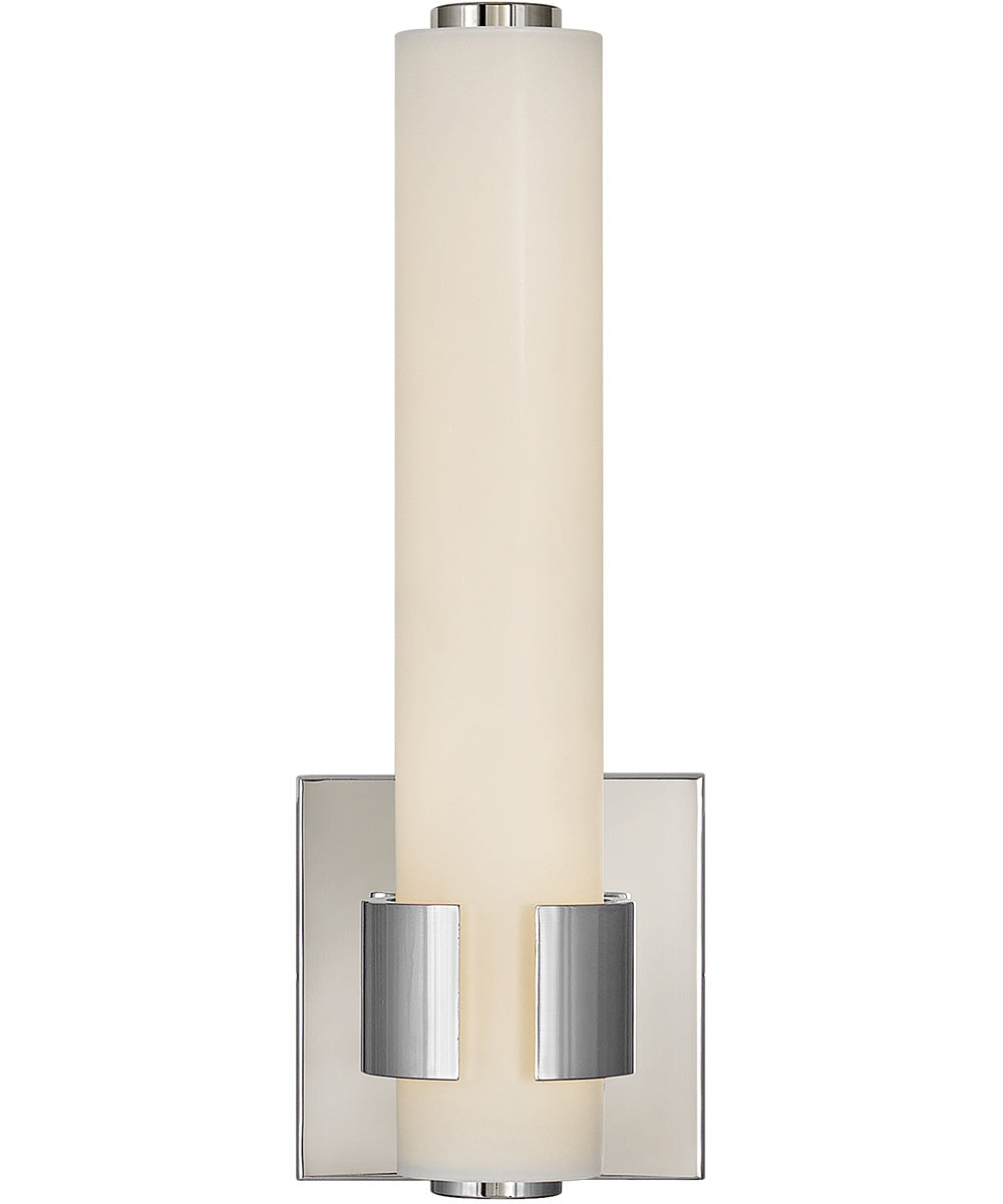 Aiden LED-Light Small LED Sconce in Polished Nickel