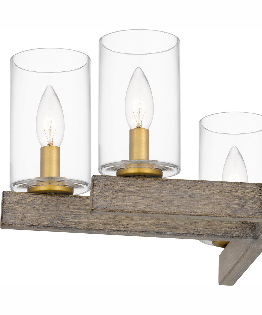 Warrington 6-light Chandelier Aged Brass