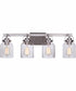 Foxwood 4-Light Vanity Brushed Polished Nickel