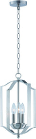 10"W Provident 3-Light Chandelier Satin Nickel