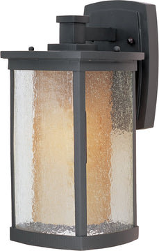 14"H Bungalow LED 1-Light Outdoor Wall Lantern Bronze