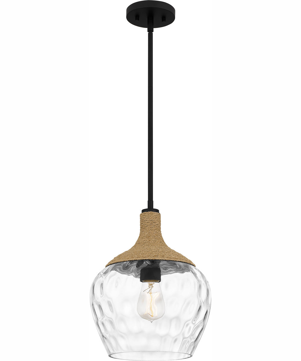 Quoizel Piccolo Pendant 1-light Mini Pendant Matte Black