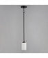 Deven 1-Light Mini Pendant Black