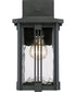 Everglade Small 1-light Outdoor Wall Light Earth Black