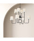 Paoli 8-Light Chandelier Charcoal Bronze