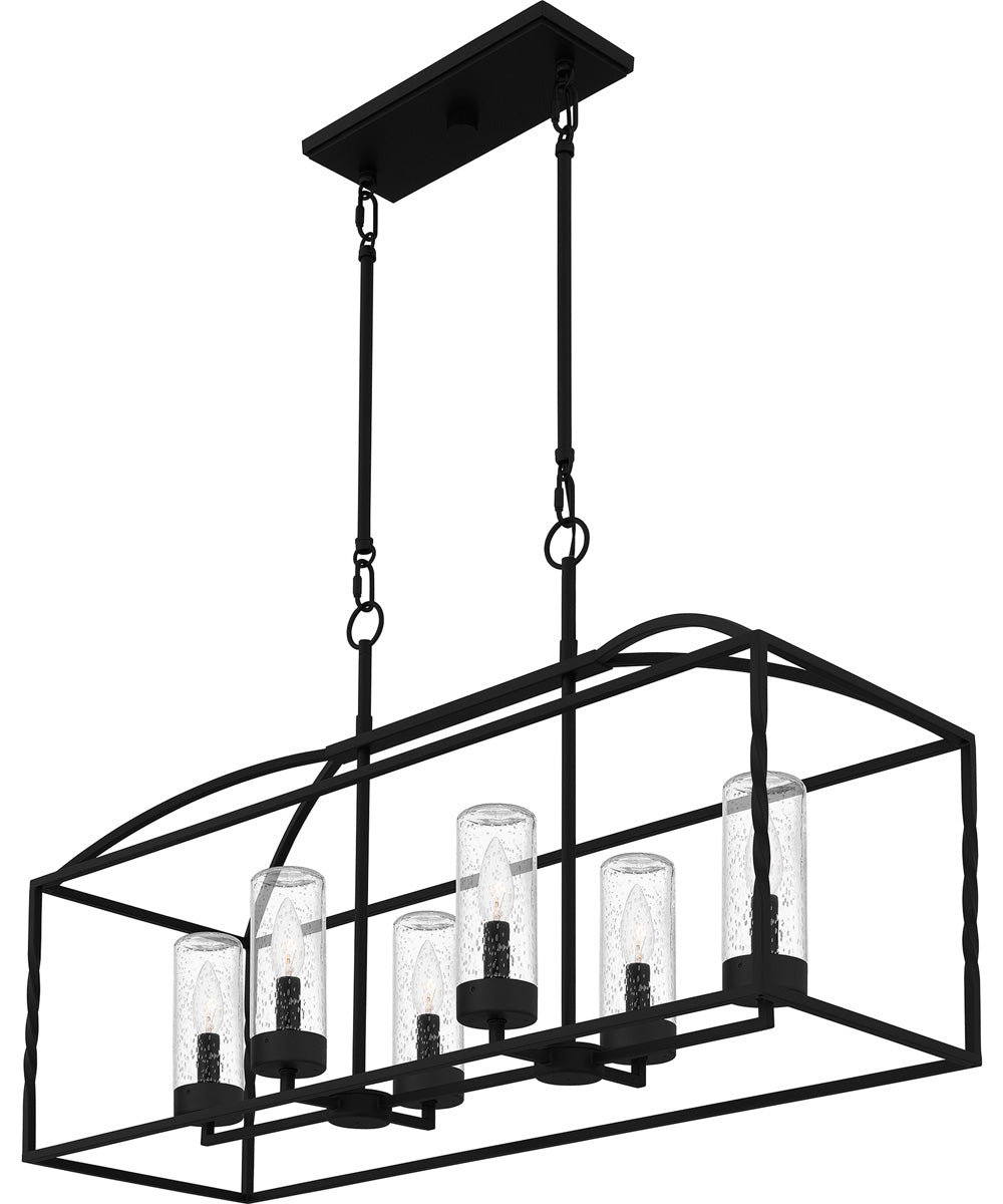 Thatcher 6-light Outdoor Wall Light Earth Black