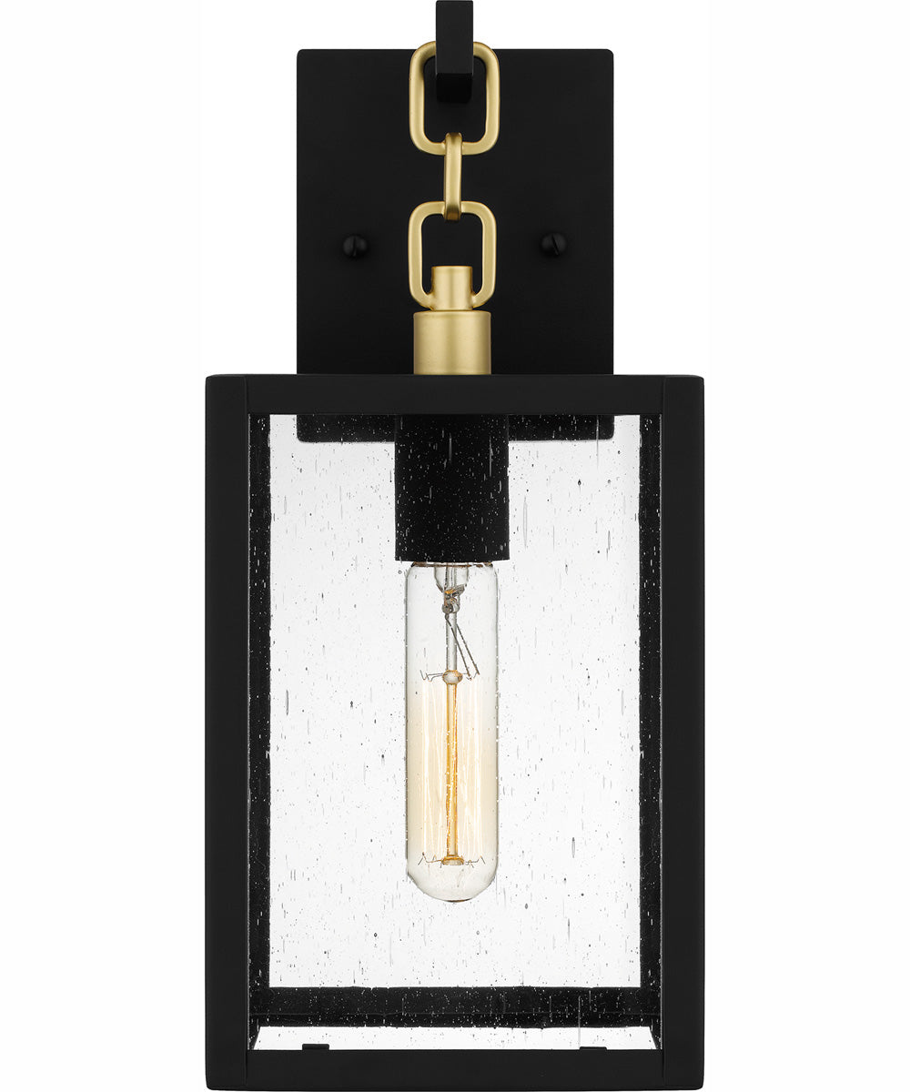 Anchorage Medium 1-light Outdoor Wall Light  Coastal Armour Steel Matte Black