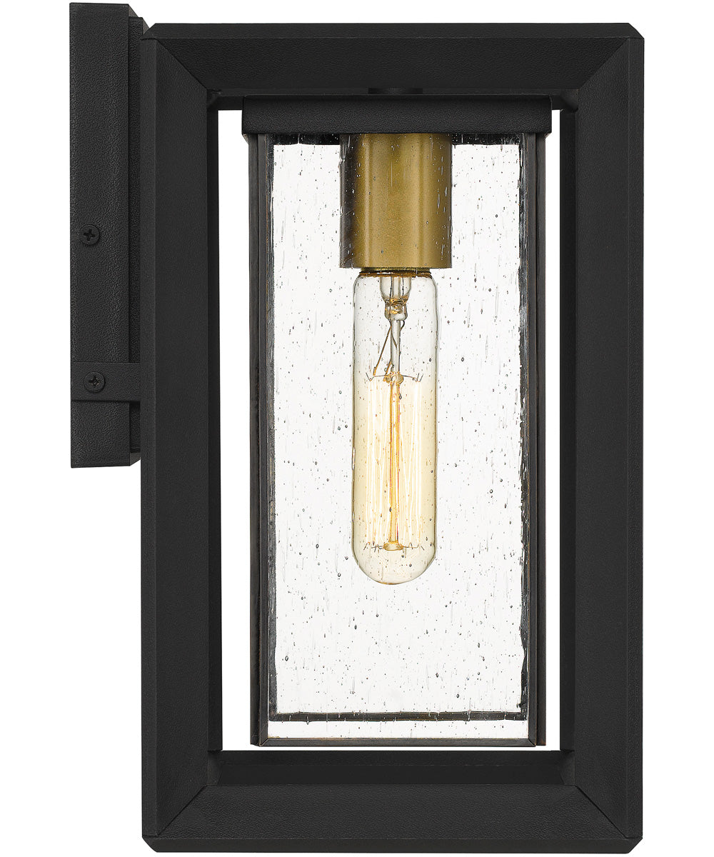 Infinger Medium 1-light Outdoor Wall Light  Coastal Armour Earth Black