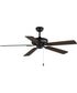 52 inch Super-Max Ceiling Fan - Black Black