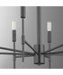 Hamilton 8-light Chandelier Matte Black