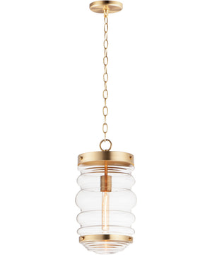 Newport 1-Light Pendant Satin Brass