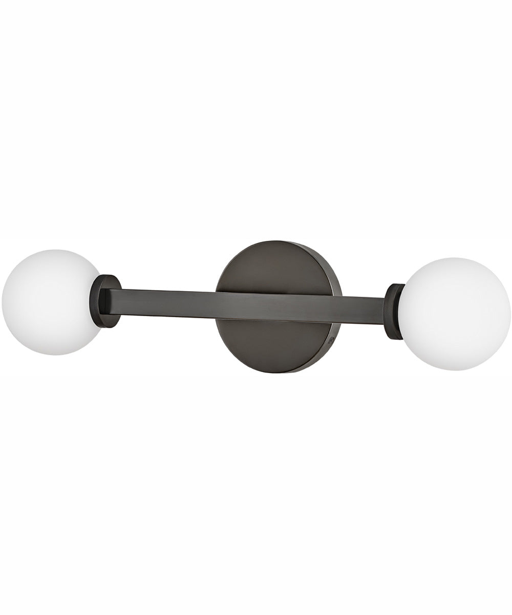 Audrey 2-Light Two Light Vanity in Black Oxide