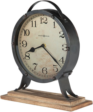 OPEN BOX 13"h Gravelyn Mantel Clock Antique Iron