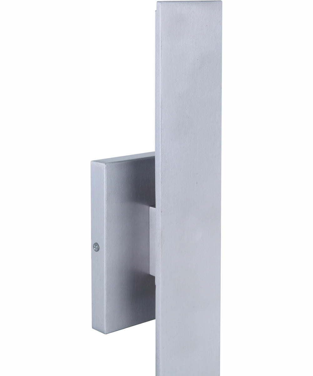 Rens 1-Light Outdoor Wall Lantern Brushed Aluminum