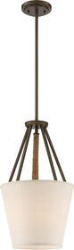 12"W Seneca 3-Light Pendant Mahogany Bronze