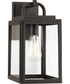 Grandbury 1-Light Transitional Clear Glass Outdoor Wall Lantern Antique Bronze