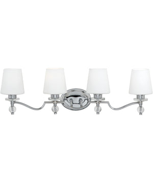 Hollister Extra Large 4-light Bath Light Polished Chrome